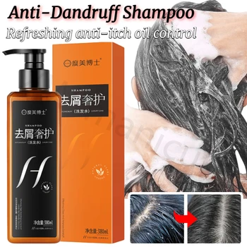 Ferahlatıcı Anti-kaşıntı Yağ Kontrolü Derin Onarım Hasarlı Saç Güçlü Saç Anti-bölme Anti-kırık Saç kepek önleyici şampuan 380ml