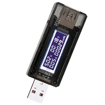 USB Test Cihazı DC4V-30V 0-3A Dijital Voltmetre Ampermetre Metre Dedektörü USB Akım Gerilim Kapasitesi Test Cihazı Araba Duvar Şarj Cihazı PC telefon kılıfı