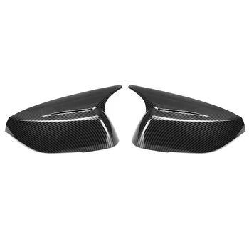 1 Çift Yan Kapı dikiz aynası Kapağı Trim Kabukları Kapağı ABS Araba Aksesuarları Infiniti Q50 Q60 2015-2023 M3 Tarzı