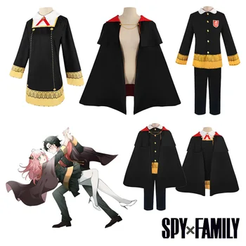 Casus X Aile Anya Forger Cosplay Anime Damian Desmond Cosplay Kostüm Siyah İmparatorluk Bilgin okul üniforması Cadılar Bayramı Giyim