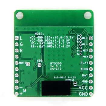 QCC3008 APTXLL Alıcı devre kartı modülü HıFı Bluetooth 5.0 TWS Ses Araba Bluetooth Alıcısı Kurulu (DC İzolasyonlu, 5V)
