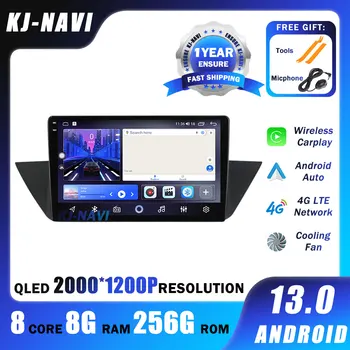 Android 13 BMW İçin X1 E84 2009 - 2012 Araba Radyo Multimedya Video Oynatıcılar Otomatik CarPlay GPS Navigasyon