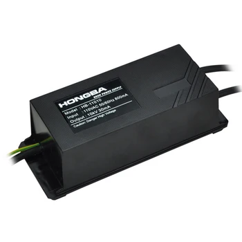 HONGBA 1 Parça 110 V 10KV 30MA Elektronik Neon Lamba Trafo Siyah Neon Trafo Güç Kaynağı ABD Plug